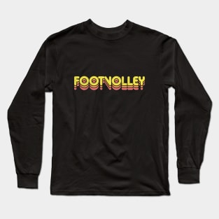 Retro FootVolley Long Sleeve T-Shirt